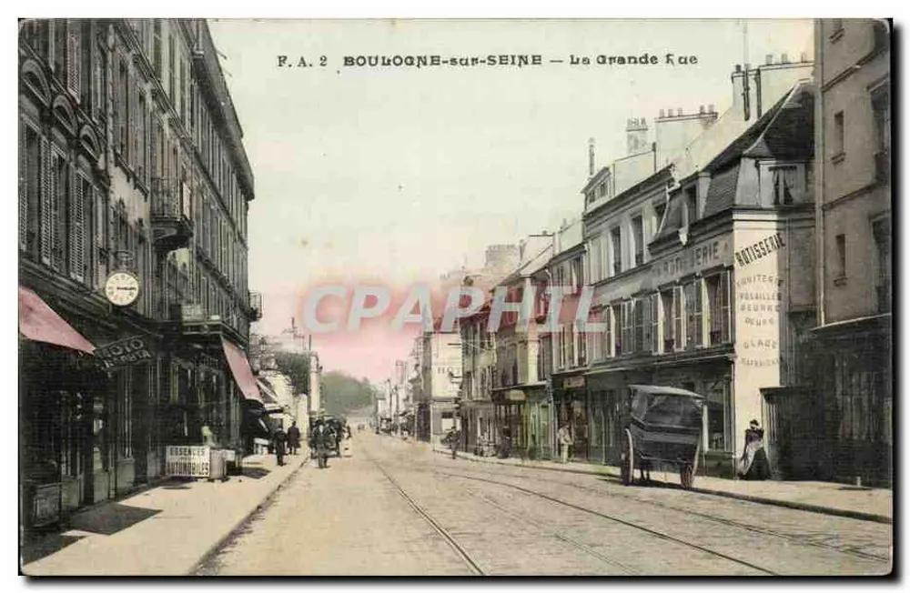 Boulogne-sur-Seine — Die Hauptstraße — F.A. 2 - Vorderseite