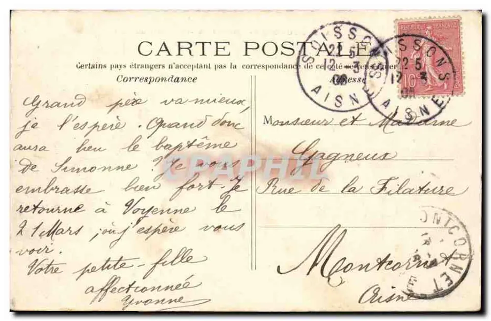 Boulogne-sur-Seine — Die Hauptstraße — F.A. 2 - Rückseite