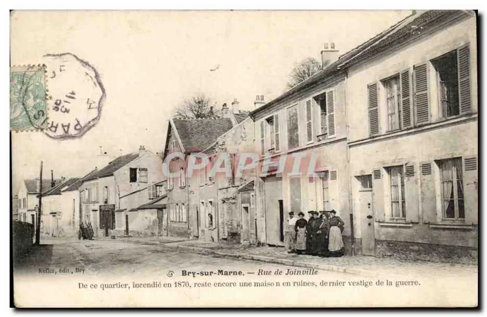 Bry-sur-Marne — Rue de Joinville — Ketter, Verlag Bry - Vorderseite