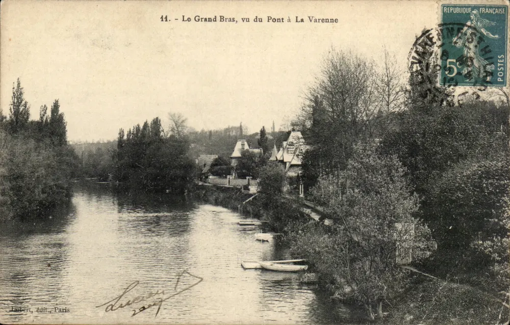 Der Grand Bras vom Brücke in La Varenne gesehen — Lambert, Verlag, Paris — n°41 - Vorderseite