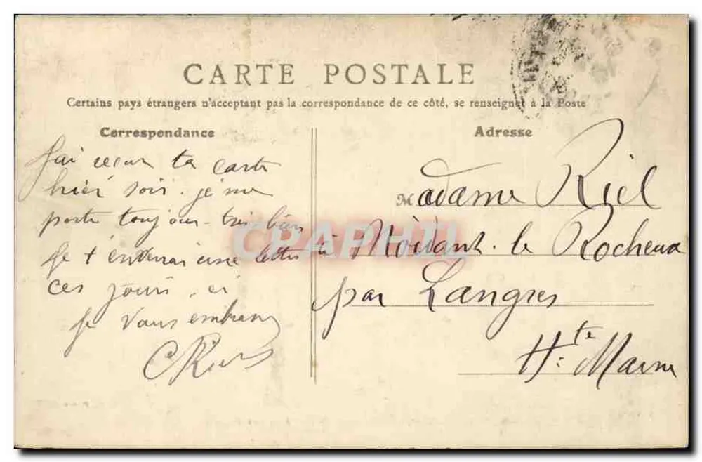 Clichy — Eine Ecke der Place des Fêtes — B. F., Paris, n°15 - Rückseite