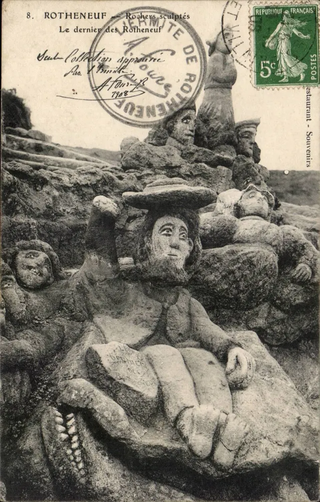 Rotheneuf — Geknüpfte Felsen — Verlag: Souvenirs - Restaurant - Vorderseite