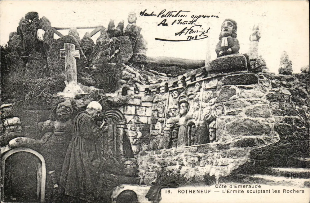 Côte d'Émeraude — Der Einsiedler, der die Felsen skulptiert — ROTHENEUF - Vorderseite