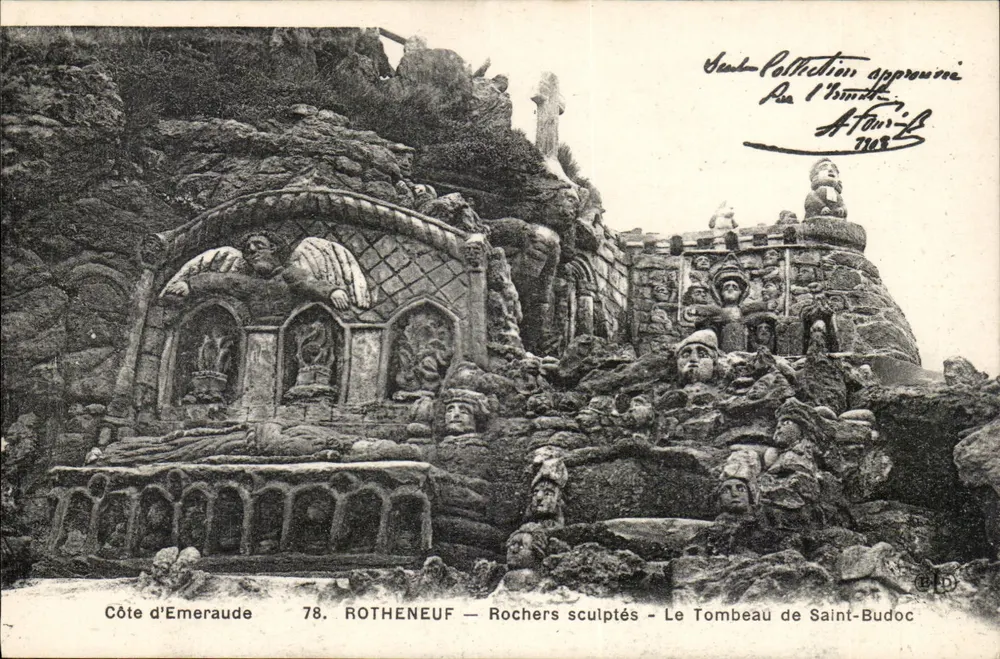 Côte d'Emeraude — Geknüpfte Felsen — Das Grab von Saint-Budoc — 78. ROTHENEUF - Vorderseite