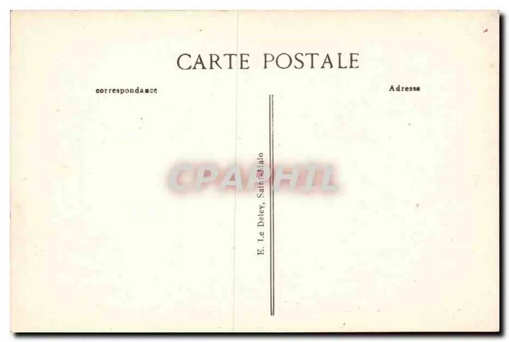 Côte d'Emeraude — Geknüpfte Felsen — Das Grab von Saint-Budoc — 78. ROTHENEUF - Rückseite