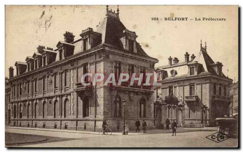 Belfort — A Prefeitura — C-L-B, n° 988 - Frente
