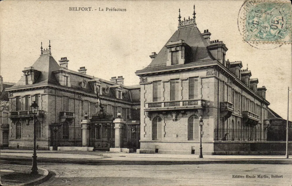 Belfort - A Prefeitura — Edição Emile Marlin, Belfort - Frente