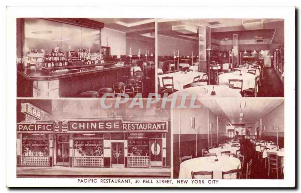 Pacific Restaurant — 30 Pell Street — New York City - Vorderseite