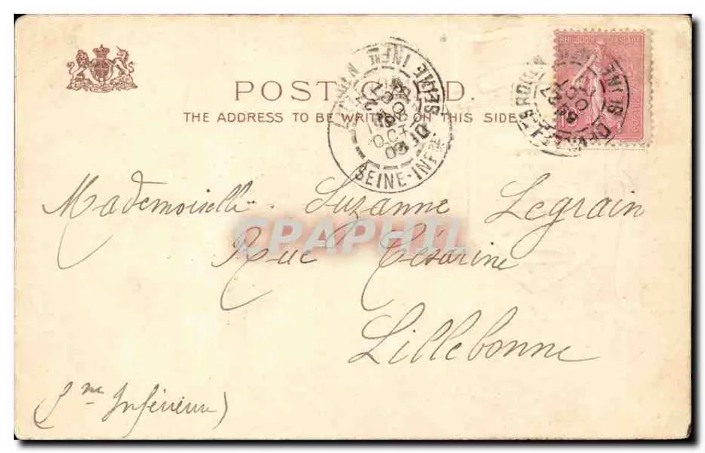 Hull — Verlag: J. & C. H. B. — Seriennummer: 1089 - Rückseite