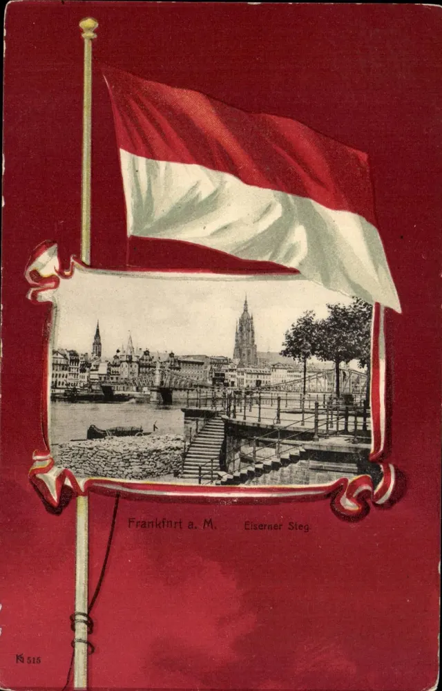 Frankfurt a.M. — Eiserner Steg — Verlag Sall Wolff, Nr. 515 - Vorderseite