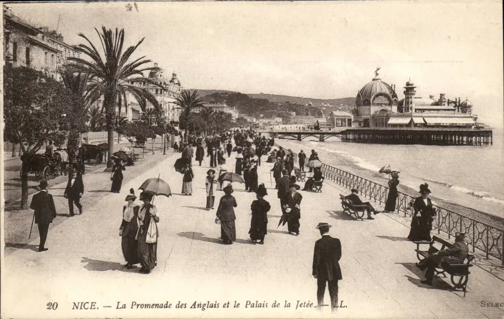 Nice — Die Promenade des Anglais und das Palais de la Jetée — LL. - Vorderseite