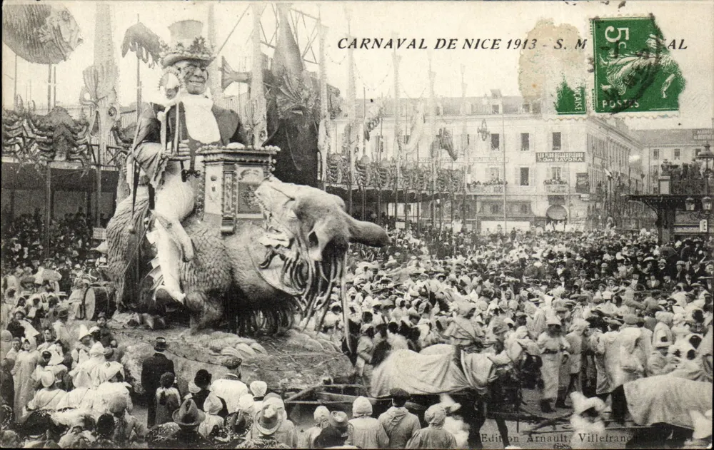 निस के कार्निवल 1913 — एस.एम. — एडिशन अर्नॉल्ट, विल्लेफ्रांस - आगे