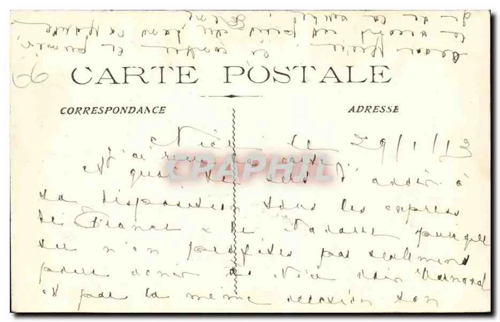 निस के कार्निवल 1913 — एस.एम. — एडिशन अर्नॉल्ट, विल्लेफ्रांस - पीछे