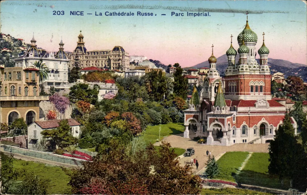 NICE — Die Russische Kathedrale — Imperiales Park. — 203 - Vorderseite