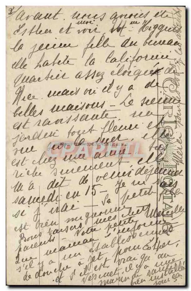 NICE - Die Gärten des Königs Albert I. und die Höhle - Rückseite