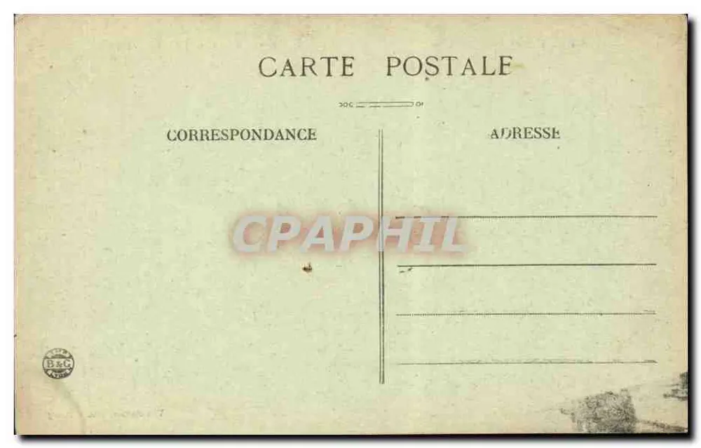 Bourg — Postamt Hotel — Avenue Alsace-Lorraine - Rückseite
