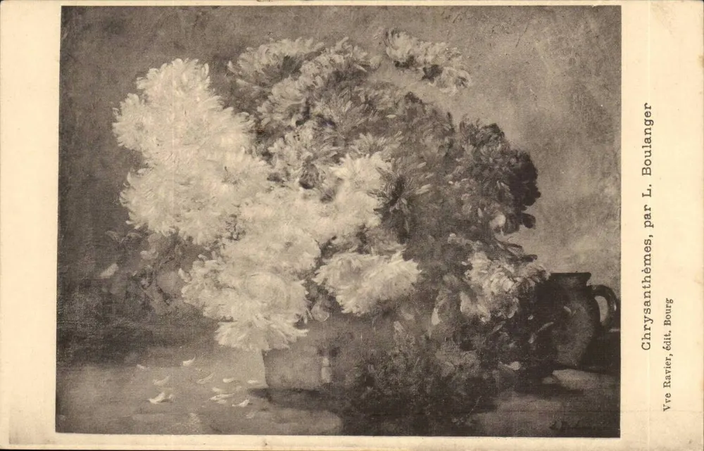 Crísan temas — pintura de L. Boulanger — edit. Yve Ravier, Bourg - Frente