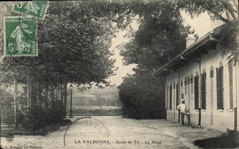 La Valbonne - Escola de Tiro - Le Mess - Romand, La Valbonne - Frente
