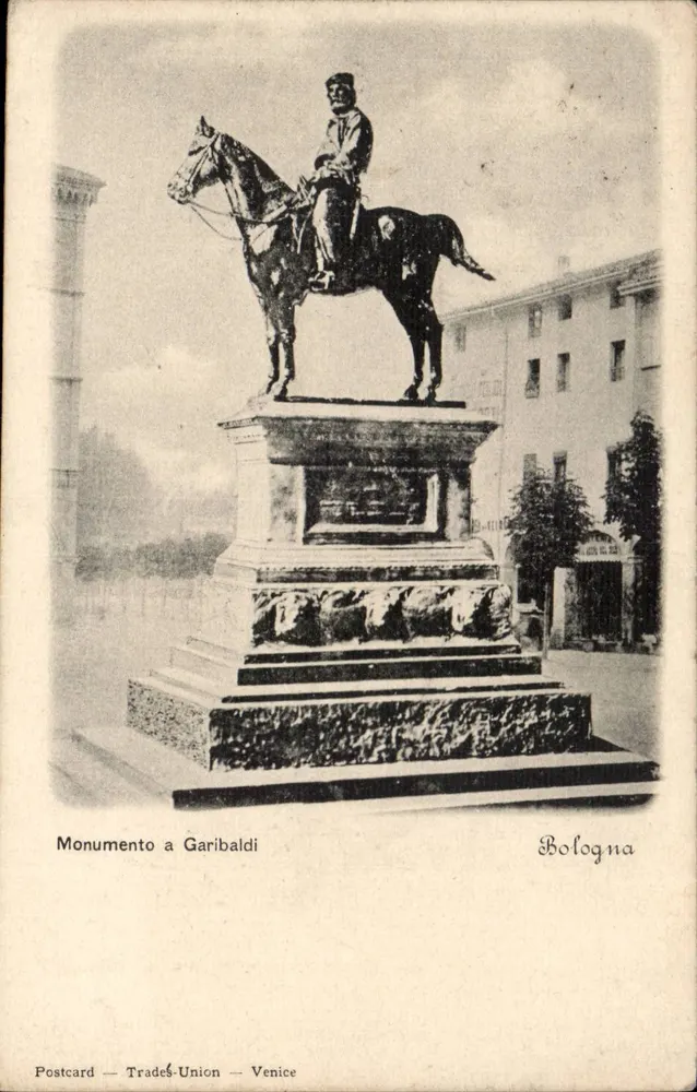 Garibaldi-Denkmal — Bologna — Gewerkschaft Venedig - Vorderseite