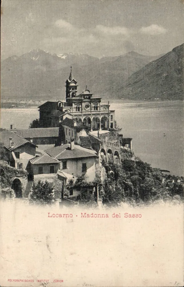Locarno - Madonnina del Sasso — Verlag Polygraphisches Institut Zürich, n° 24 - Vorderseite