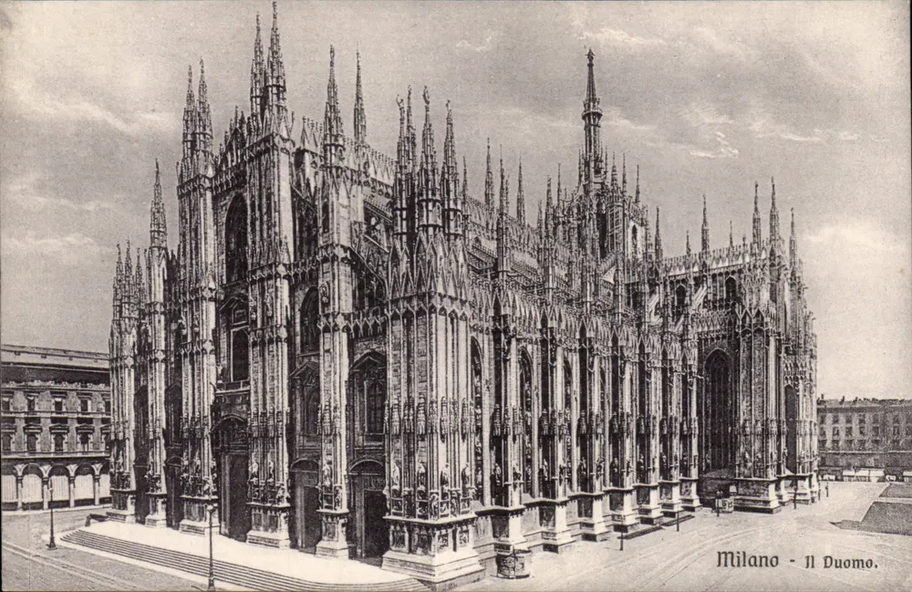 Mailand — Duomo — Panoramablick — Edit. Brunner & C., Como, n° 3481 - Vorderseite