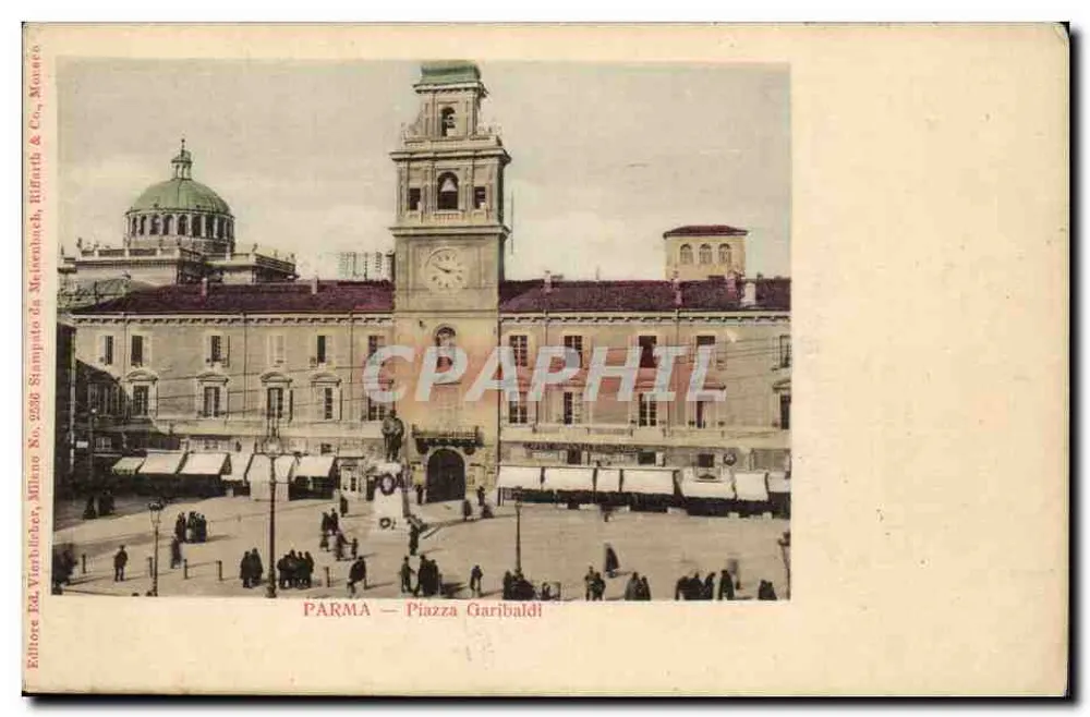 PARMA — Piazza Garibaldi — Ed. Ed. Vierblicher, Milano, N° 9234 - Vorderseite
