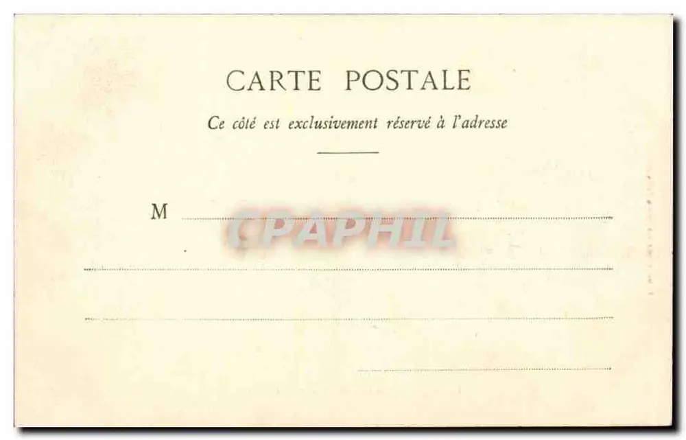 Melun, das Schloss Vaux-le-Pénil — Ansicht des Parks — Verlag Thibault, Melun - Rückseite