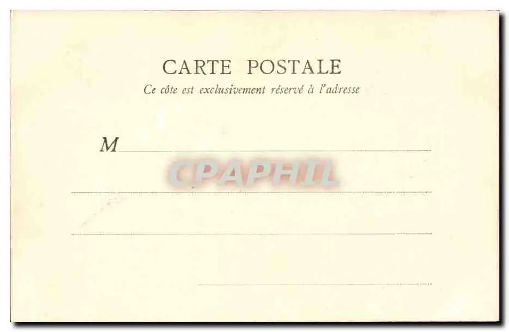 Melun — Castelo de Vaux-le-Pénil — B. F. Paris - Verso