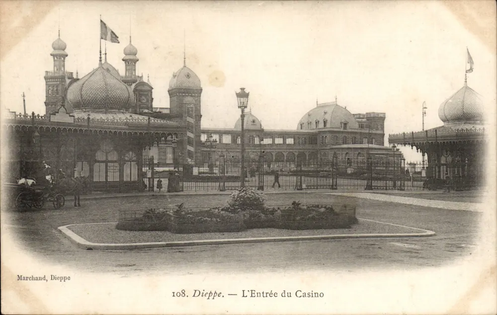 Dieppe — A Entrada do Casino — Marchand, Dieppe, n°108 - Frente