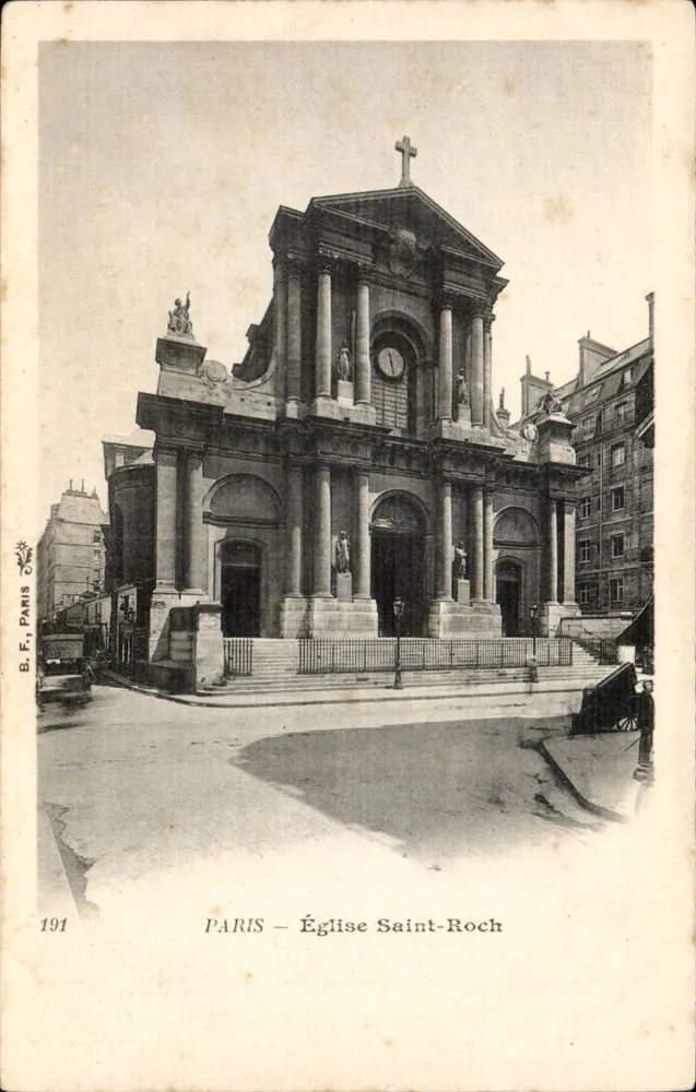 Paris — Igreja de São Roque — B. E., Paris, n°191 - Frente