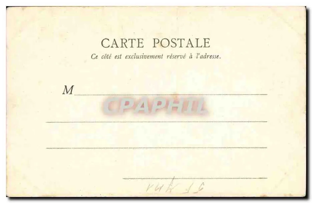 Paris — Igreja de São Roque — B. E., Paris, n°191 - Verso