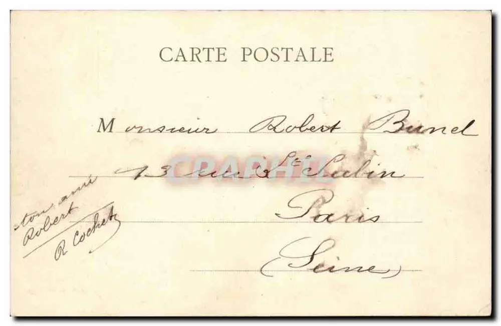 Paris — Grand Hôtel du Louvre — B.E. Paris - Verso