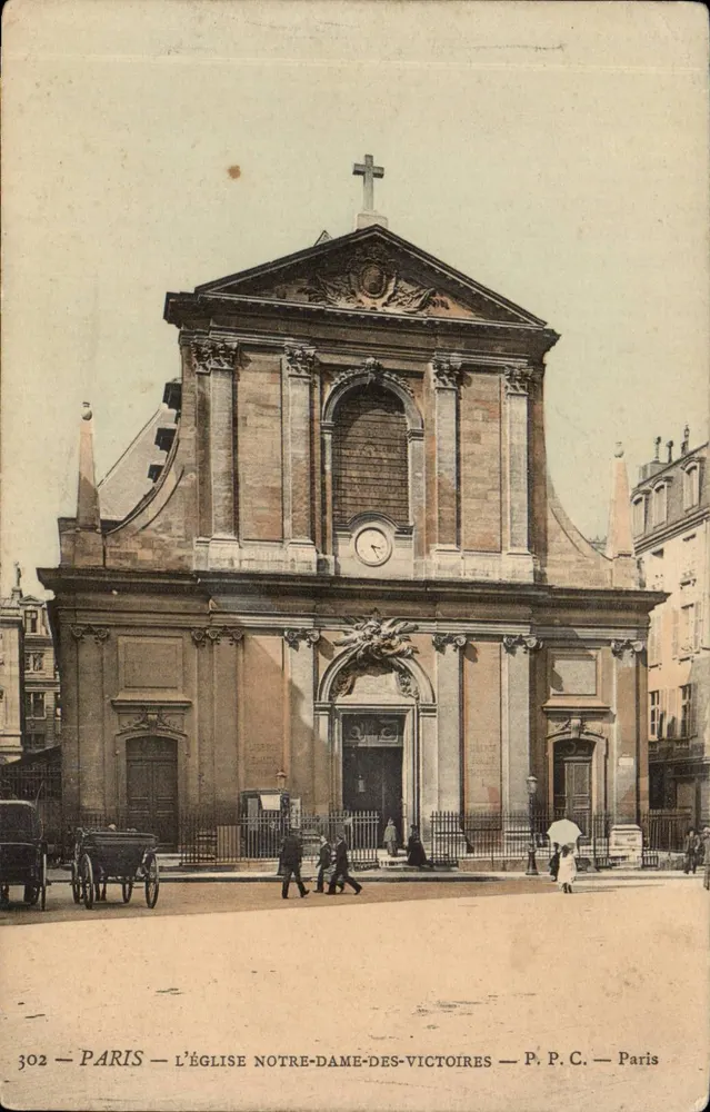Paris — Ansicht der Kirche Notre-Dame-des-Victoires — P. P. C. — Paris - Vorderseite