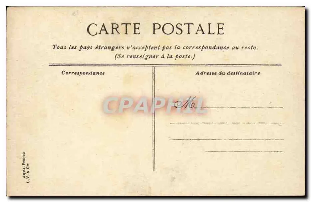 Le Havre - A Hora do Banho — editor Aqua-Photo L.V. & Cie, n°4 - Verso