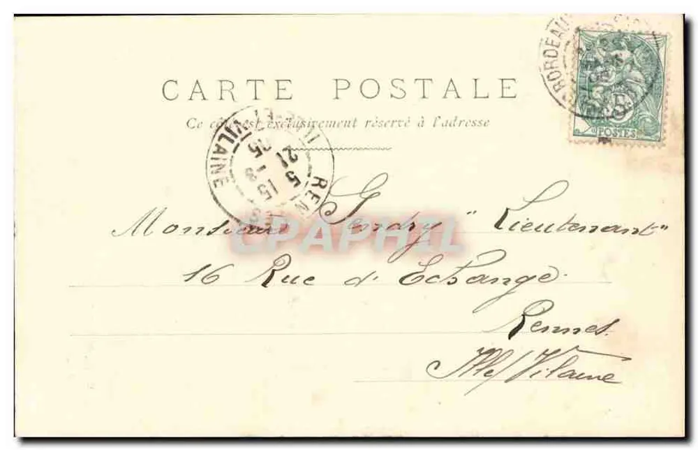 Porta Saint-Julien — Bordeaux 2. — Picon - Verso