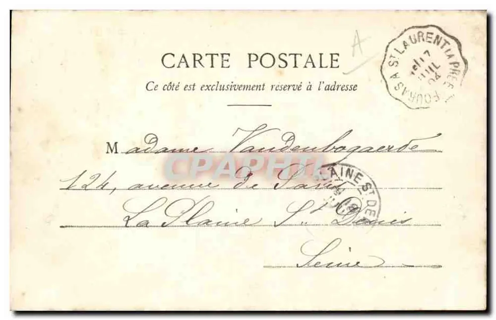 Royan-Foncillon - El Casino — editor A. Baud - Reverso