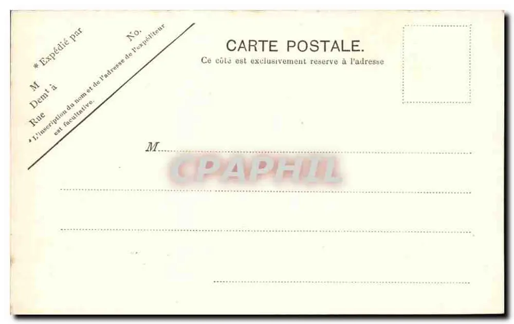 Lyon — Passarela do Hôtel-Dieu — P. M. Lyon, No. 10 - Verso