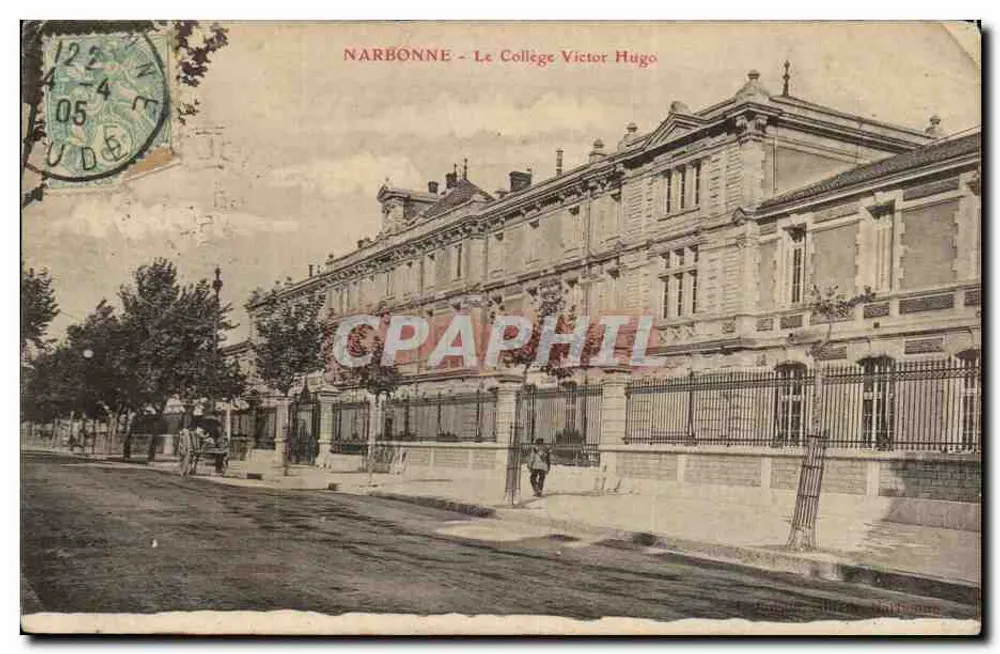 NARBONNE - Il Collegio Victor Hugo — editore anonimo, senza numero di serie visibile - Recto