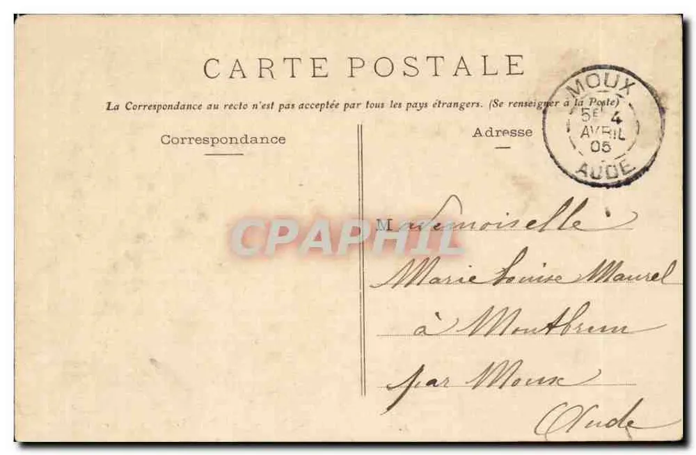 NARBONNE - Il Collegio Victor Hugo — editore anonimo, senza numero di serie visibile - Verso