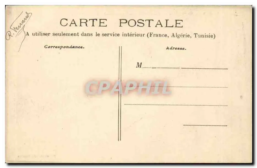 Moulins — A Catedral (Abside). — D. Vaugier, editor Moulins, N° 213. - Verso