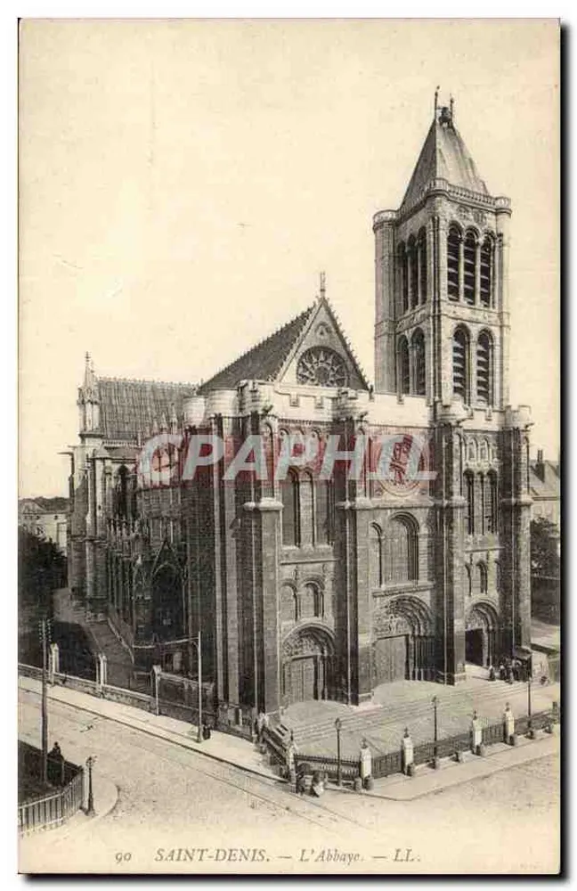 Saint-Denis — A Abadia — LL. — n°90 - Frente