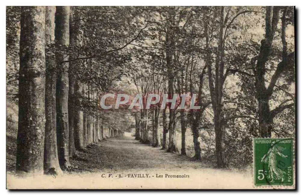 Favilly - Les Promenoirs — C.P. 8 — Editor não visível - Frente