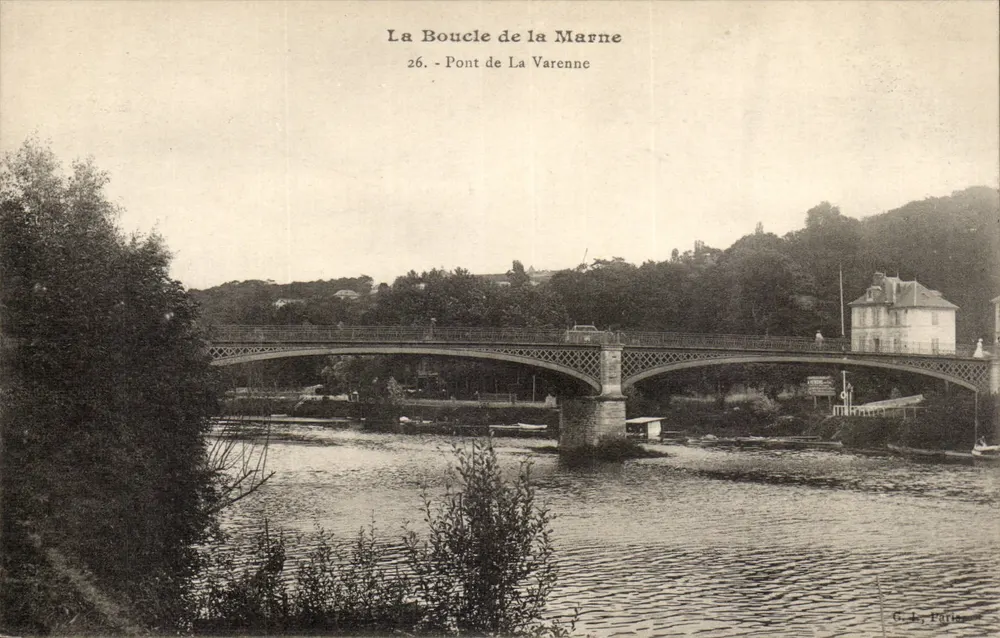 Die Schleife der Marne — Brücke von La Varenne — G. Le Pottier, n°26 - Vorderseite