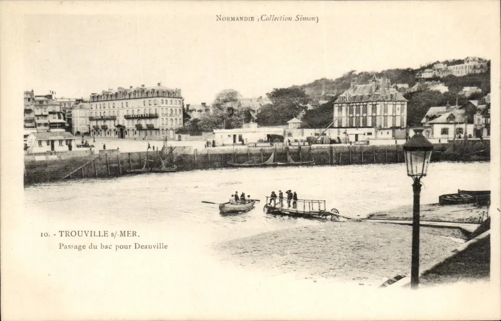 Trouville-sur-Mer — Fähre nach Deauville — Sammlung Simon, n°10 - Vorderseite