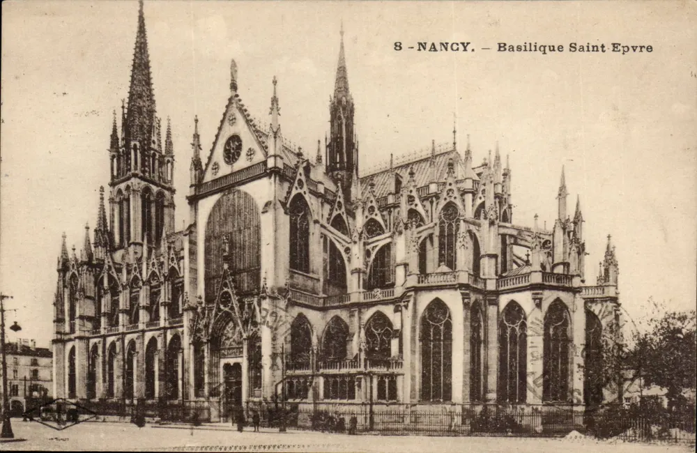 Nancy — Basílica de São Evpride — editor anônimo, n° 8 - Frente