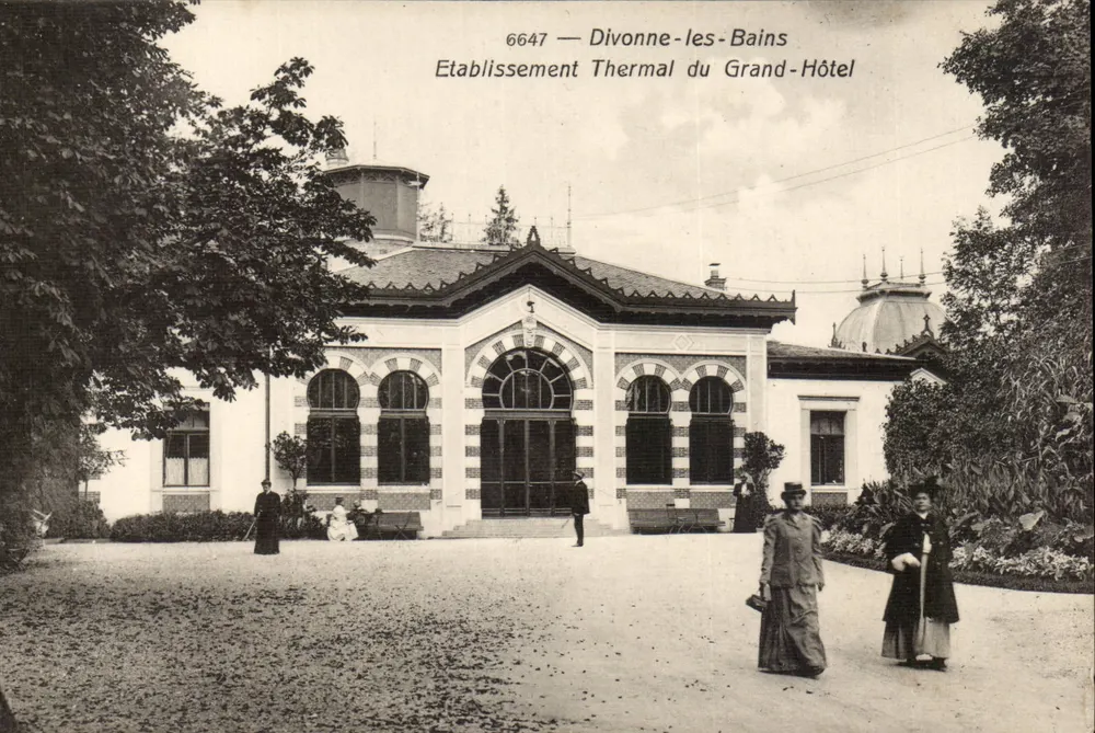 Divonne-les-Bains — Thermalbad des Grand-Hôtel — n°6647 - Vorderseite
