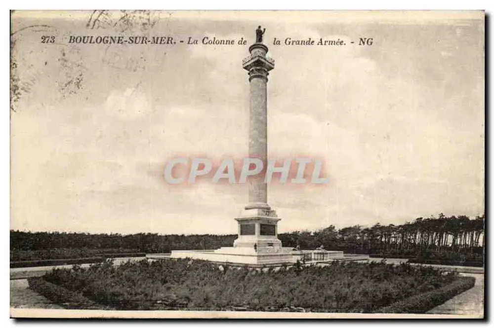 Boulogne-sur-Mer — Die Säule der Grande Armée — NG, Nr. 273 - Vorderseite
