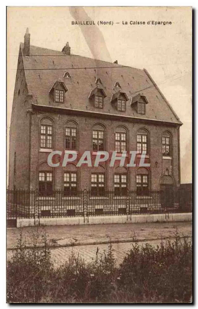 Bailleul (Nord) — A Caixa de Poupança - Frente