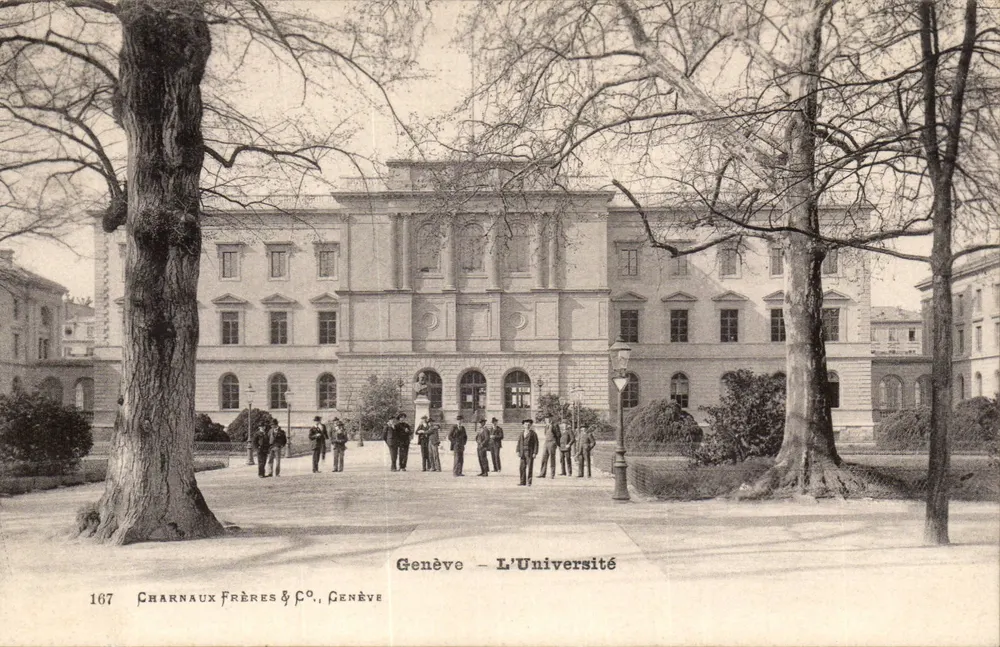 Genebra — A Universidade — Charnaux Frères & Co., Genebra, n°167 - Frente