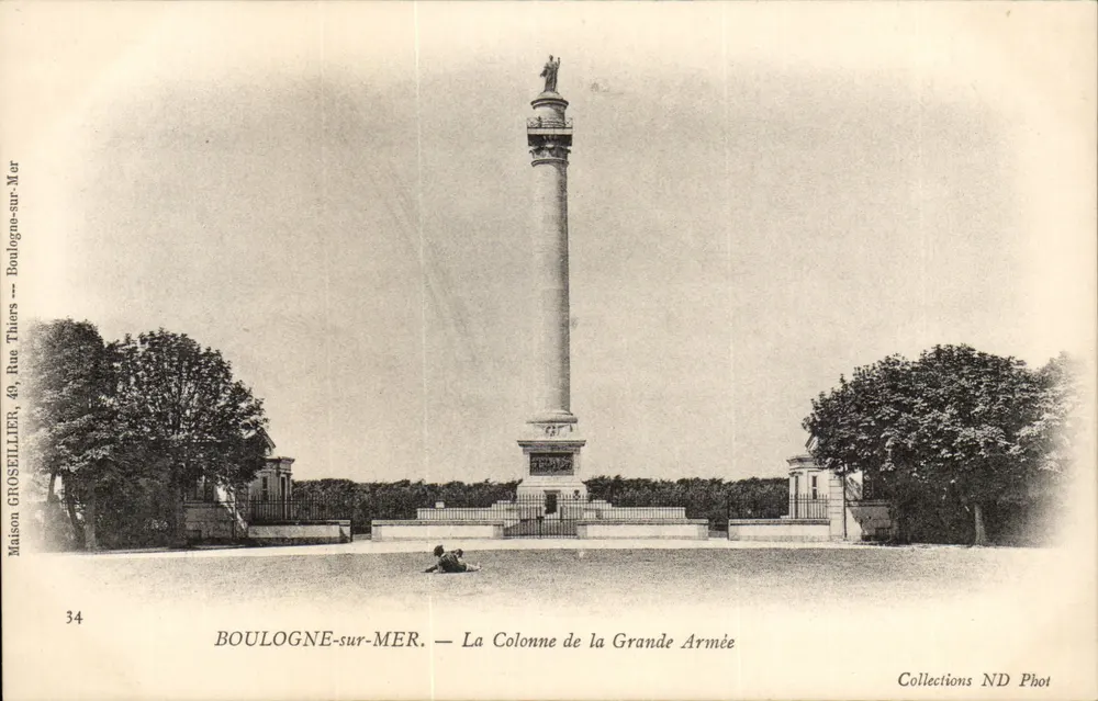 Boulogne-sur-Mer — Die Säule der Grande Armée — Maison GROSELLIER, 49, Rue Thiers - Vorderseite